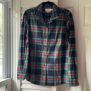 Vineyard vines cashmere holiday button down